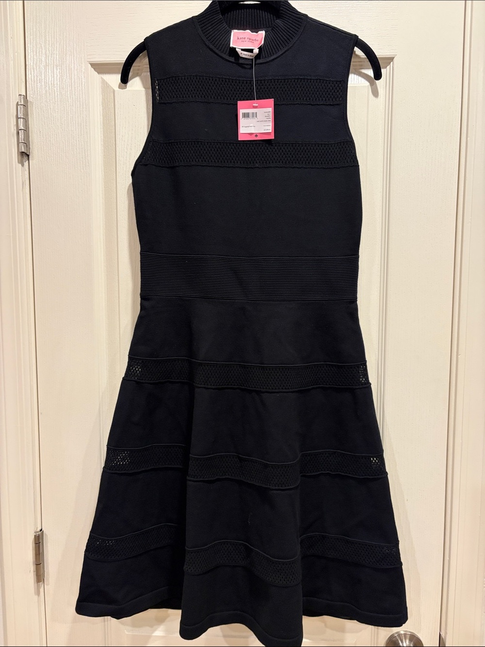 NWT Kate Spade mesh panel sweater dress
